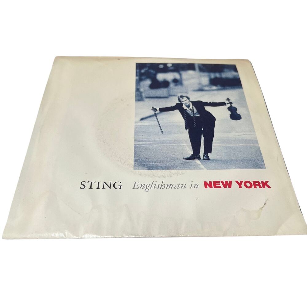 STING Englishman In New York/ Ifyou There 45 Rpm 7in 1987 A&m Records